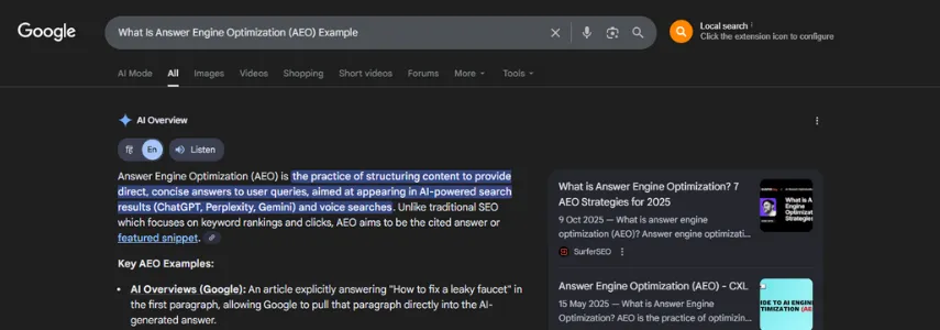 What Is Answer Engine Optimization AEO